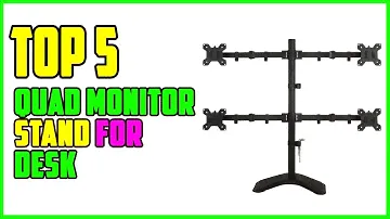 TOP 5 Best Quad Monitor Stand for Desk 2023