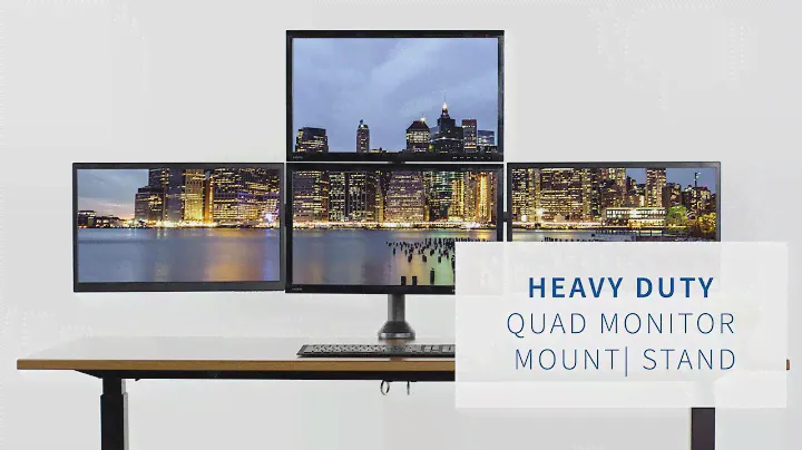 STAND-V104A  Quad Monitor Desk Mount by VIVO