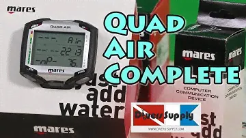 Mares Quad Air Complete***, 2019 г. Бесшланговый встроенный компьютер для подводного плавания с подачей воздуха