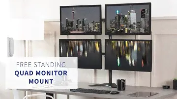 STAND-V004F Quad Monitor Desk Stand by VIVO